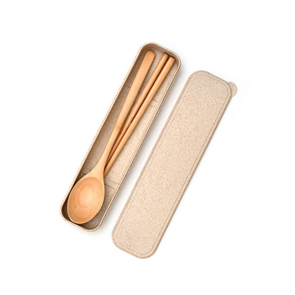 Picnic With Box Wooden Chopsti - огляд і ціна Bamboo Cutlery Travel