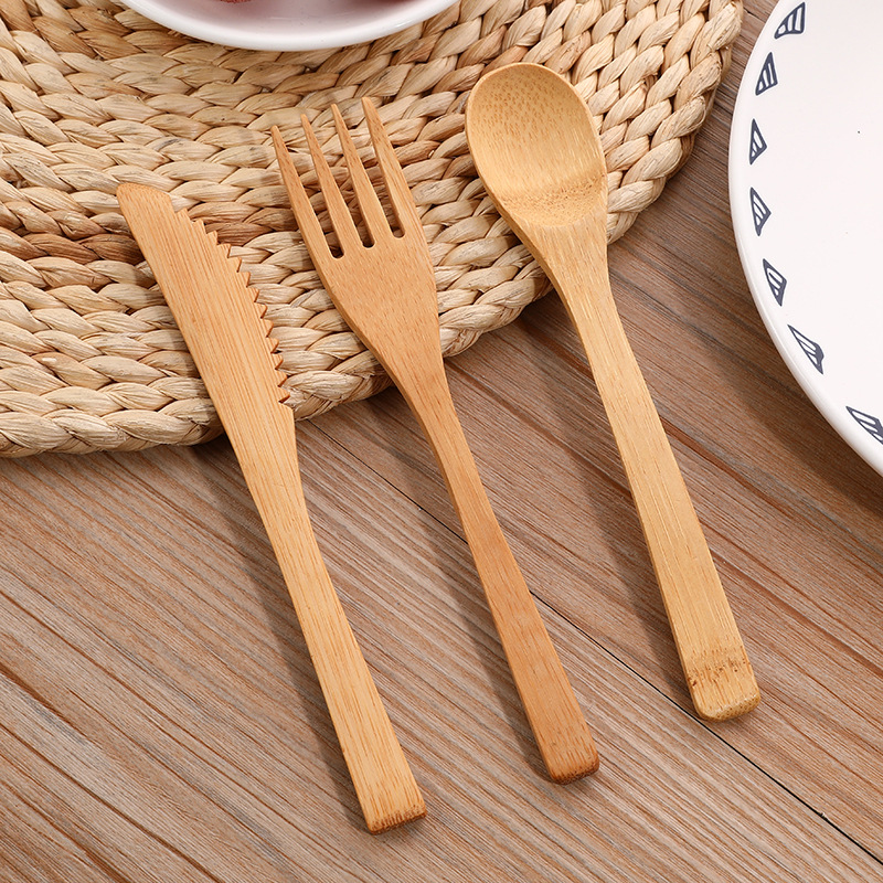 3pcs/set Bamboo Cutlery Set wi - огляд і ціна Bamboo Cutlery Travel