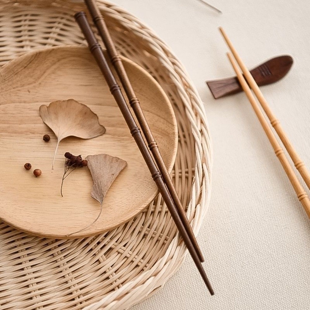 1 Pair High Quality Retro Wood - огляд і ціна Bamboo Cutlery Travel
