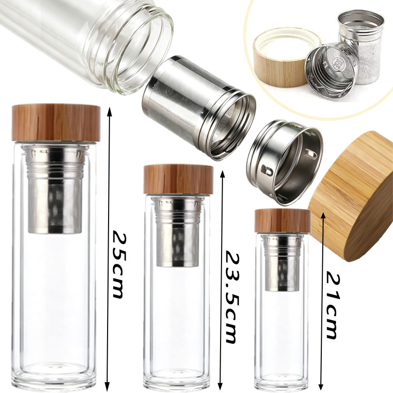 300/400/500ml Double-layer Gla - огляд і ціна Bamboo Cutlery Travel