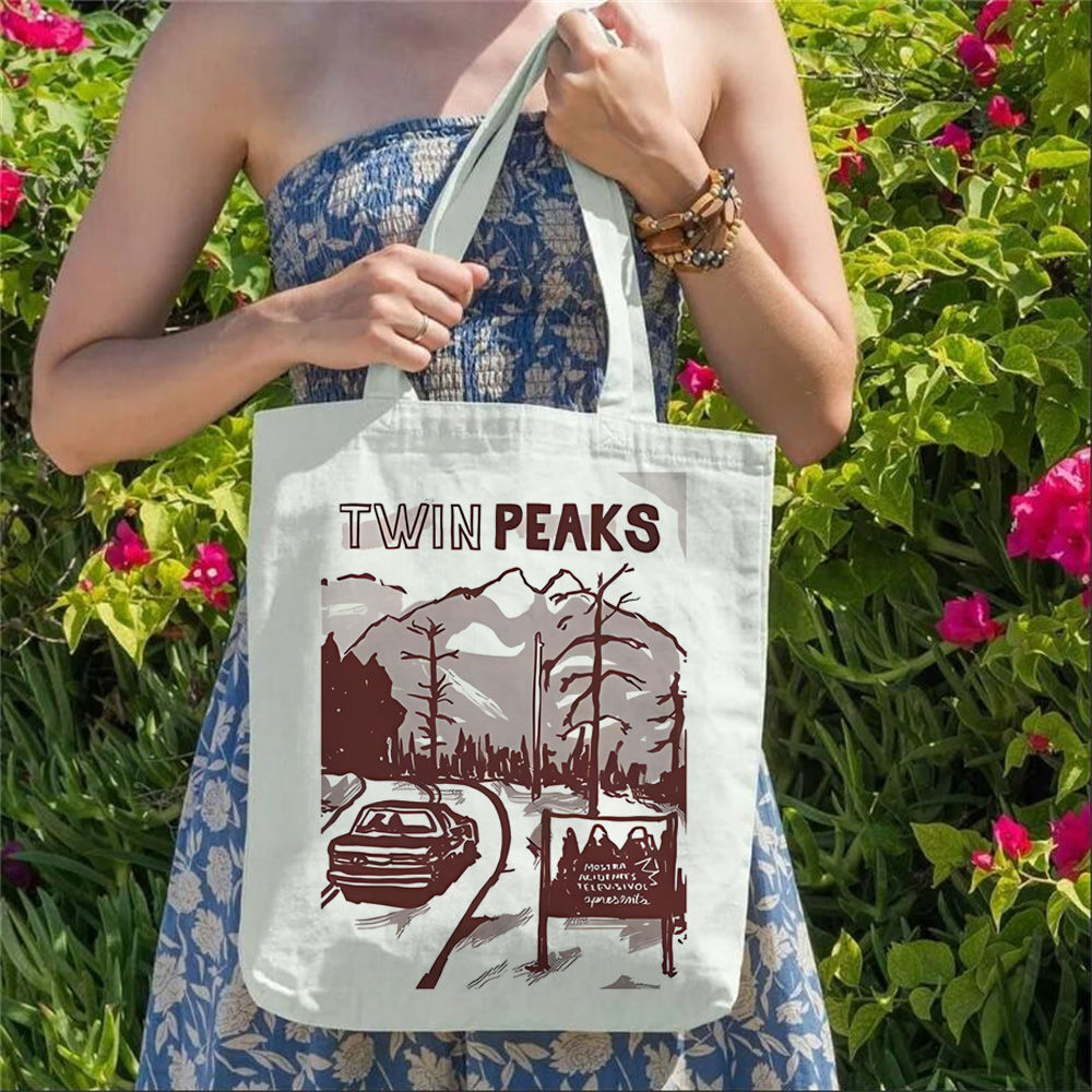 Twin Peaks Canvas Tote Bags Di - огляд і ціна Sustainable Living Zero Waste