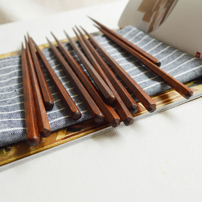 Household Solid Wood Chopstick - огляд і ціна Bamboo Cutlery Travel