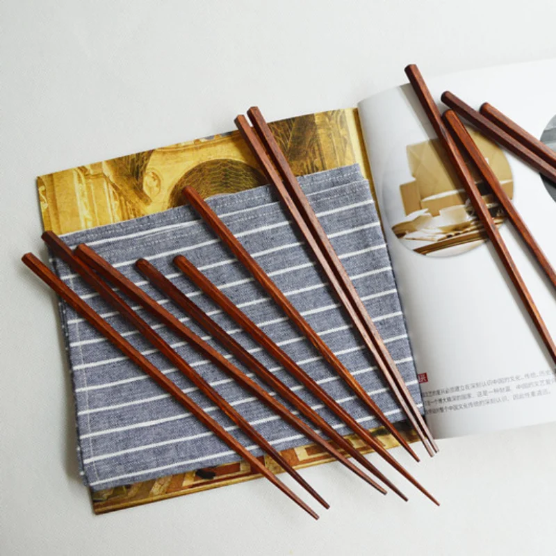 Household Solid Wood Chopstick - огляд і ціна Bamboo Cutlery Travel
