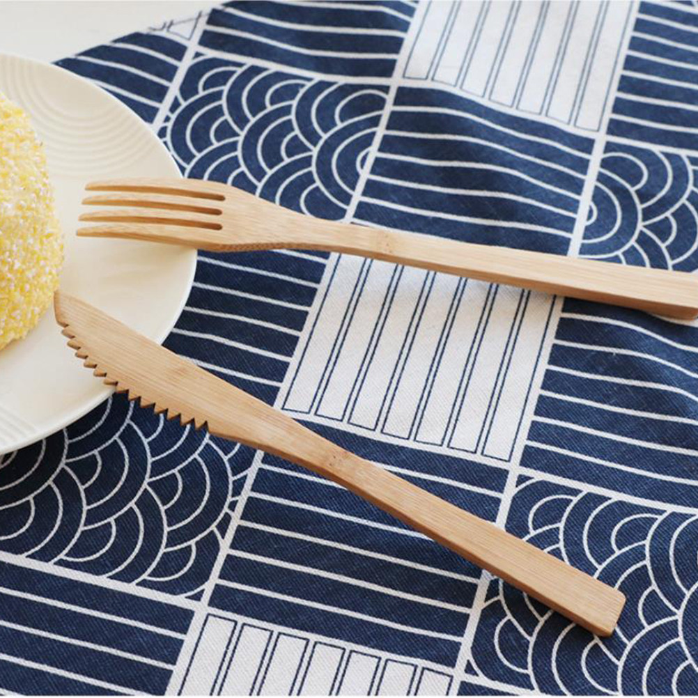 6Pcs Bamboo Cutlery Set Portab - огляд і ціна Bamboo Cutlery Travel