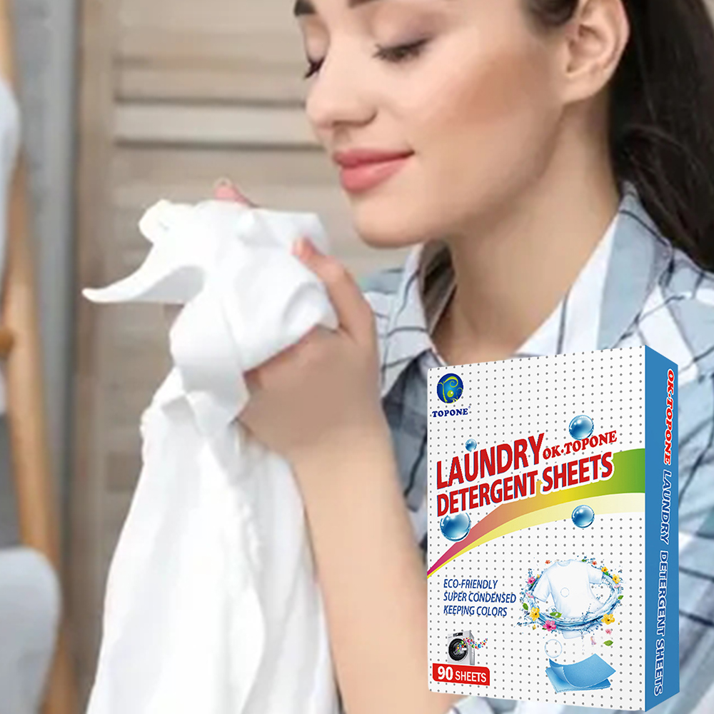 90 pcs Washer Sheets Detergent - огляд і ціна Laundry Strip Eco