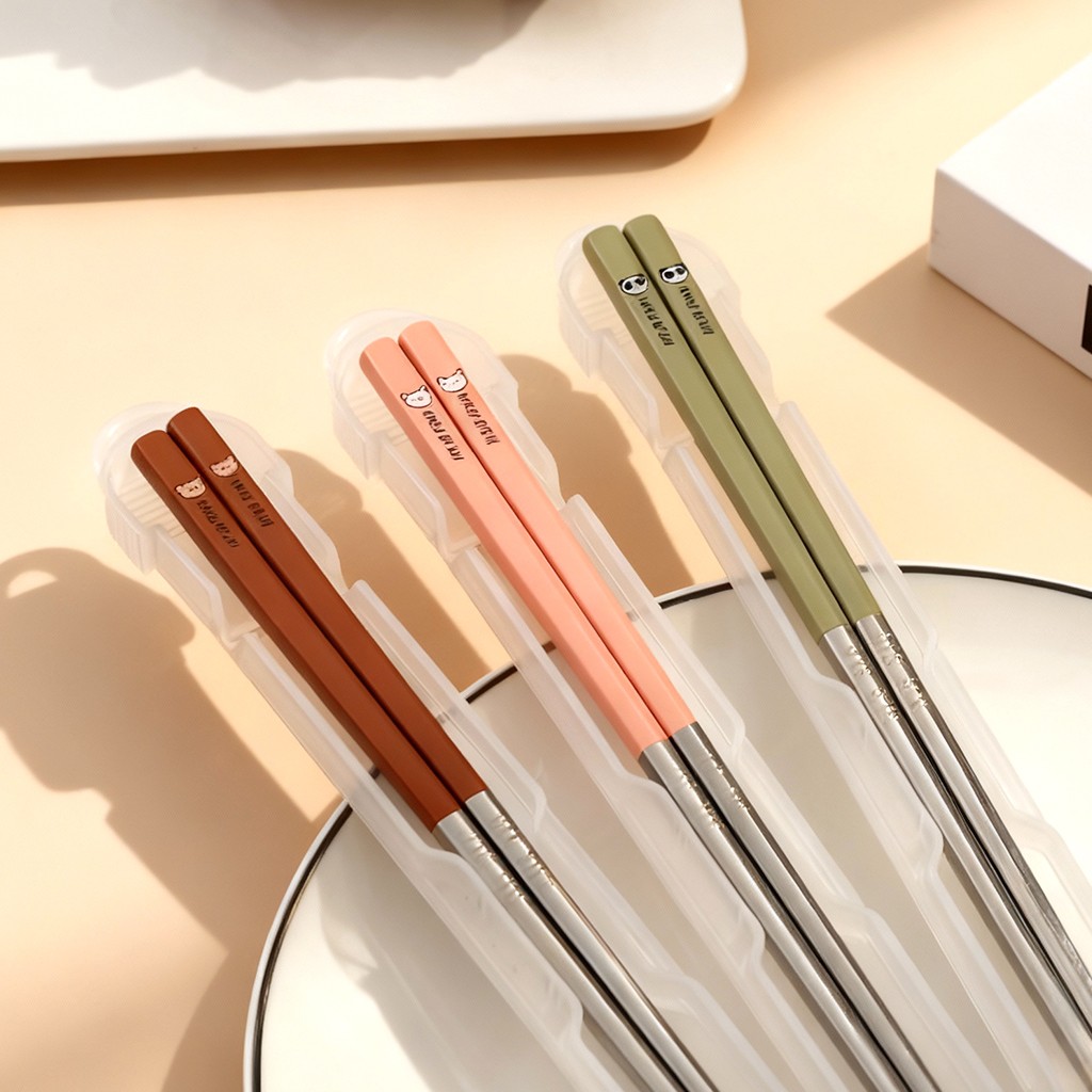 1 Pair Portable Chopsticks 316 - огляд і ціна Bamboo Cutlery Travel
